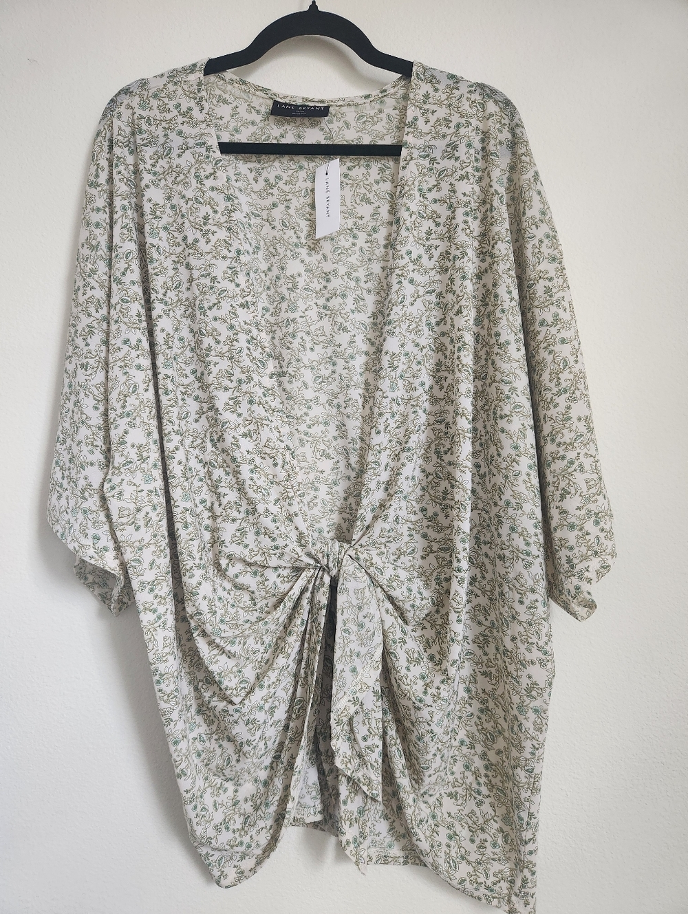 Lane Bryant Tie-Front Floral Kamino